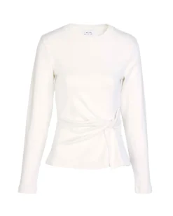 Carlita Top in Chalk