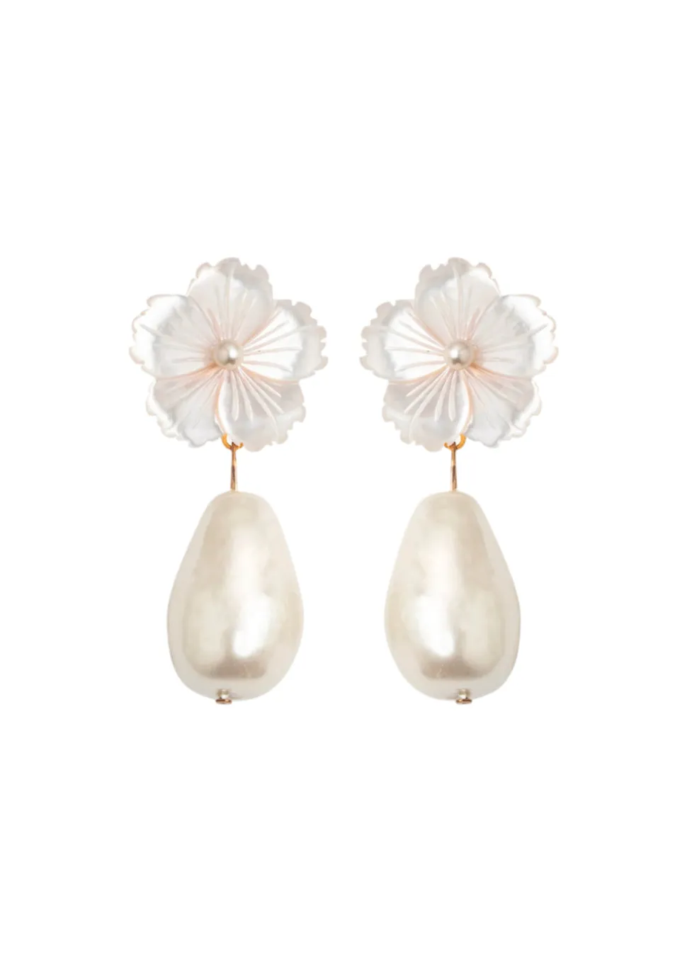 Carlla Earrings in Mother Of Pearl