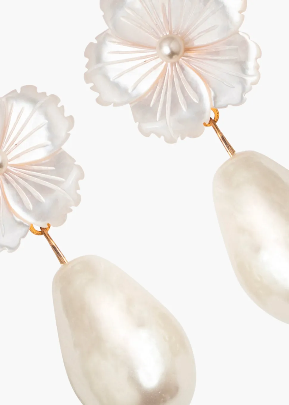 Carlla Earrings in Mother Of Pearl