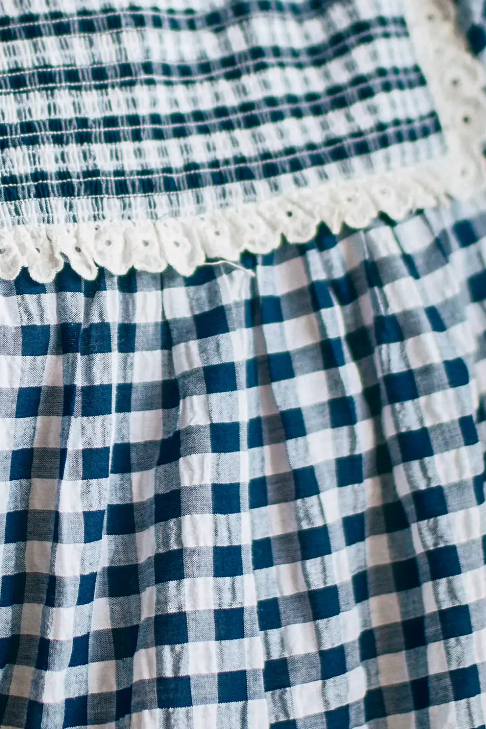Carlyle Dress in Navy & White