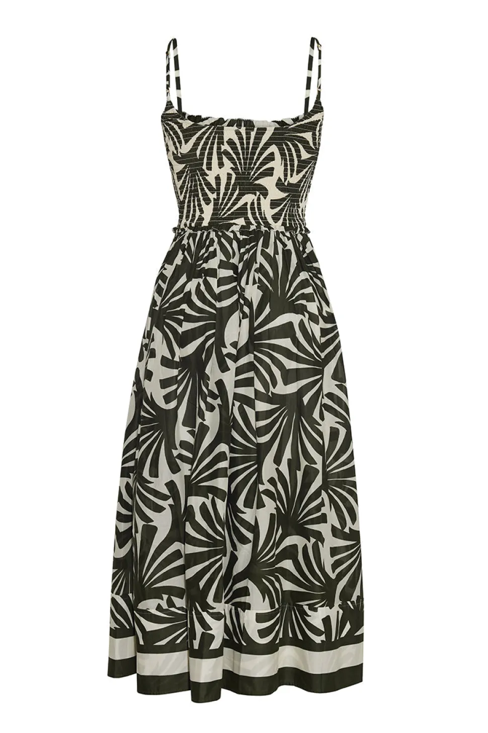 Carmen Dress in Catalina Olive