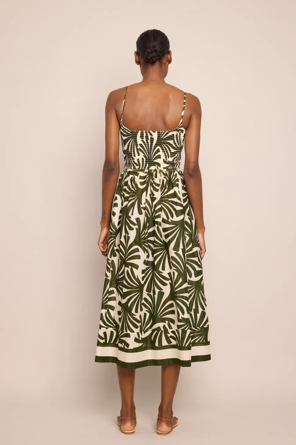 Carmen Dress in Catalina Olive