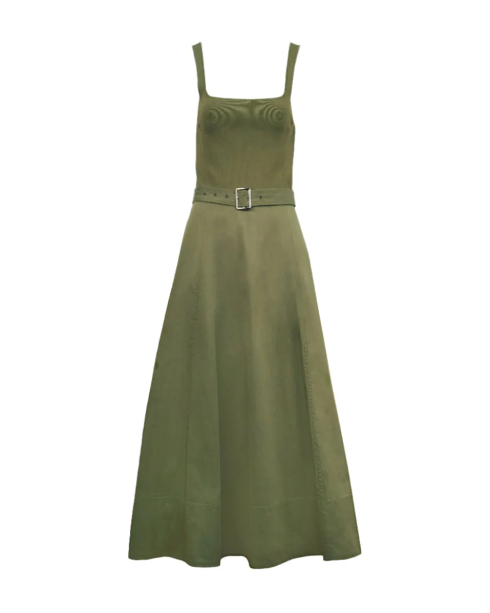 Carmen Dress in Fern