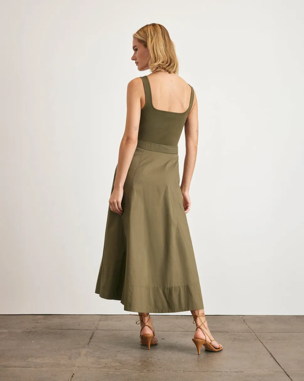 Carmen Dress in Fern
