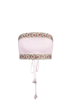 Carnation Crop Top in Pink