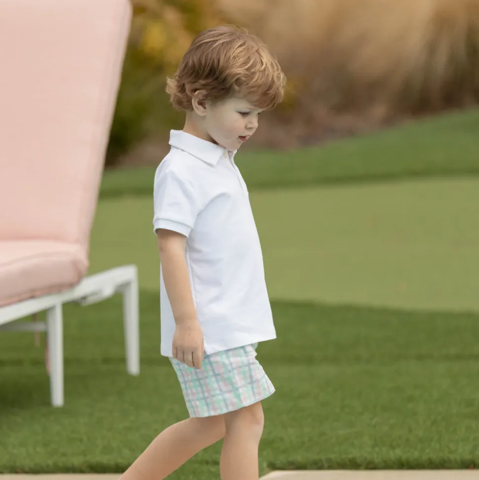 Carter Polo in Classic White