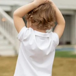 Carter Polo in Classic White
