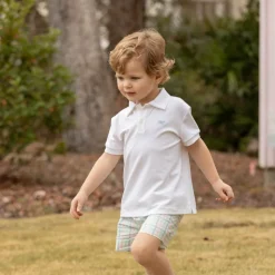 Carter Polo in Classic White