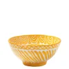 Casa Amarilla Medium Bowl with Hand-painted Designs