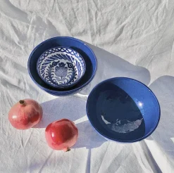 Casa Azul Medium Bowl with Blue Glaze