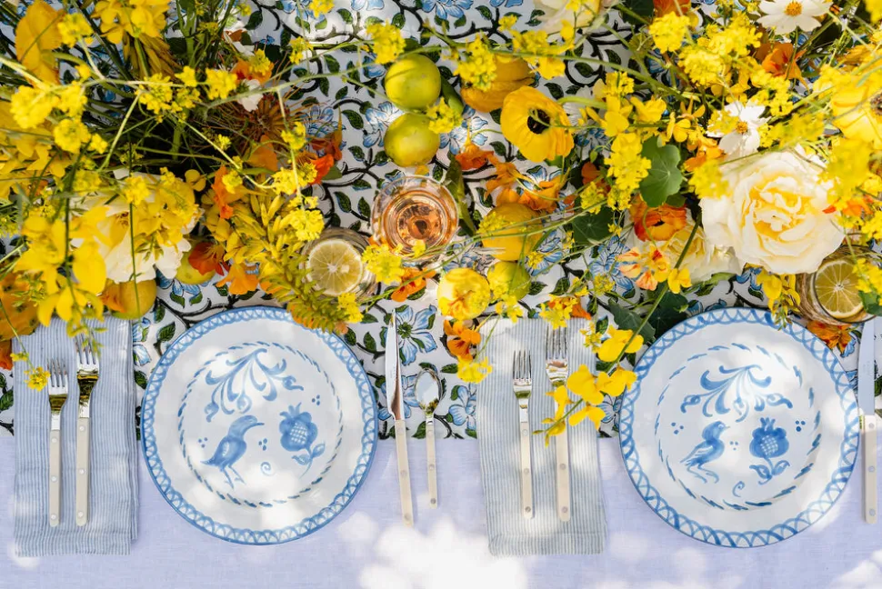 Casa Celeste Dinner Plate with Traditional Designs