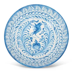 Casa Celeste Large bowl with Hand-Painted Designs