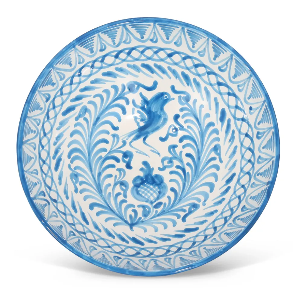 Casa Celeste Large bowl with Hand-Painted Designs