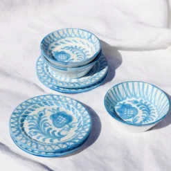 Casa Celeste Mini Bowl with Hand-Painted Designs