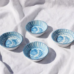 Casa Celeste Mini Bowl with Hand-Painted Designs