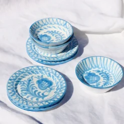 Casa Celeste Mini Plate with Hand-Painted Designs