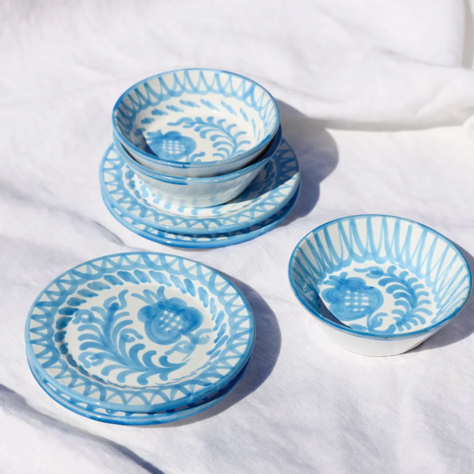 Casa Celeste Mini Plate with Hand-Painted Designs
