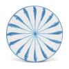 Casa Celeste Salad Plate with Candy Cane Stripes