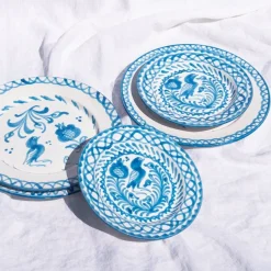 Casa Celeste Salad Plate with Traditional Designs