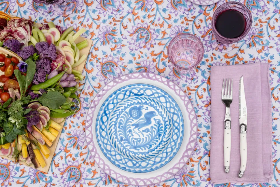 Casa Celeste Salad Plate with Traditional Designs