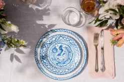 Casa Celeste Salad Plate with Traditional Designs