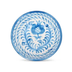 Casa Celeste Small Bowl with Hand-Painted Designs