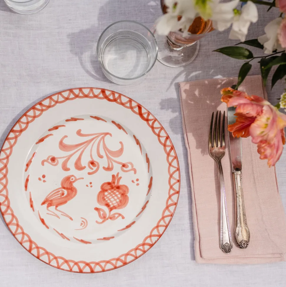 Casa Coral Dinner Plate with Traditional Designs
