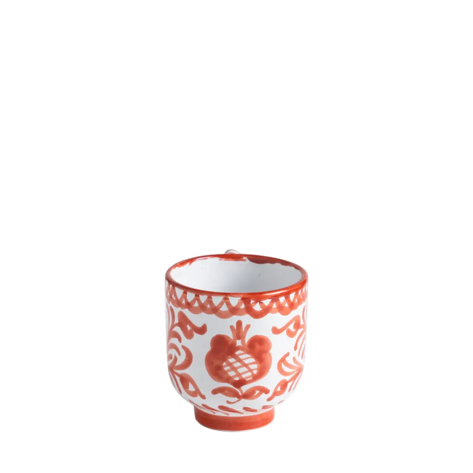 Casa Coral Mug with Hand-painted Designs