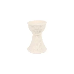 Casa Ivory Short Candlestick