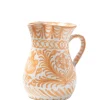 Casa Melocoton Medium Pitcher with Hand-painted Designs