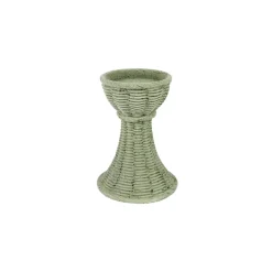 Casa Sage Green Short Candlestick
