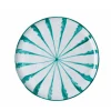 Casa Verde Dinner Plate with Candy Cane Stripes