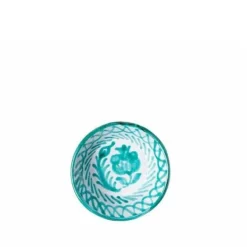Casa Verde Mini Bowl with Hand-painted Designs