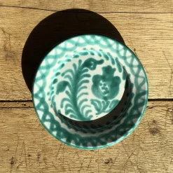 Casa Verde Mini Plate with Hand-painted Designs