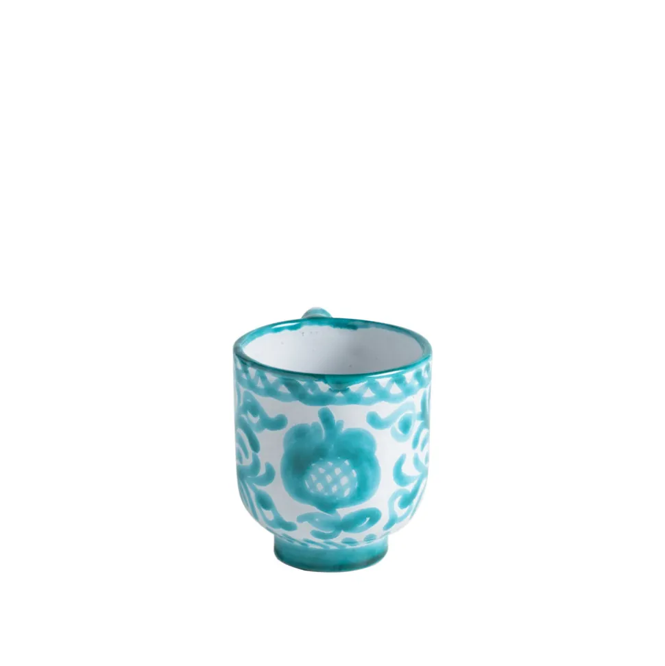 Casa Verde Mug with Hand-painted Designs