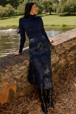 Casey Skirt in Naval