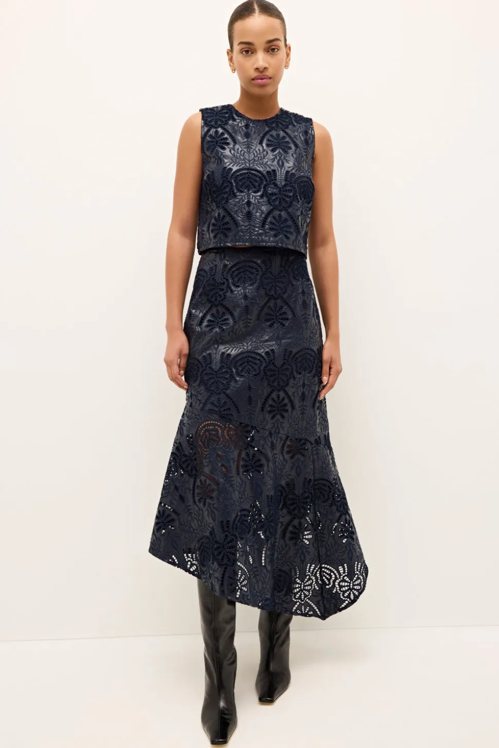 Casey Skirt in Naval