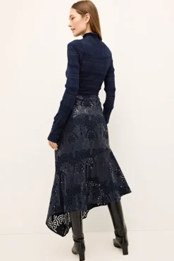 Casey Skirt in Naval
