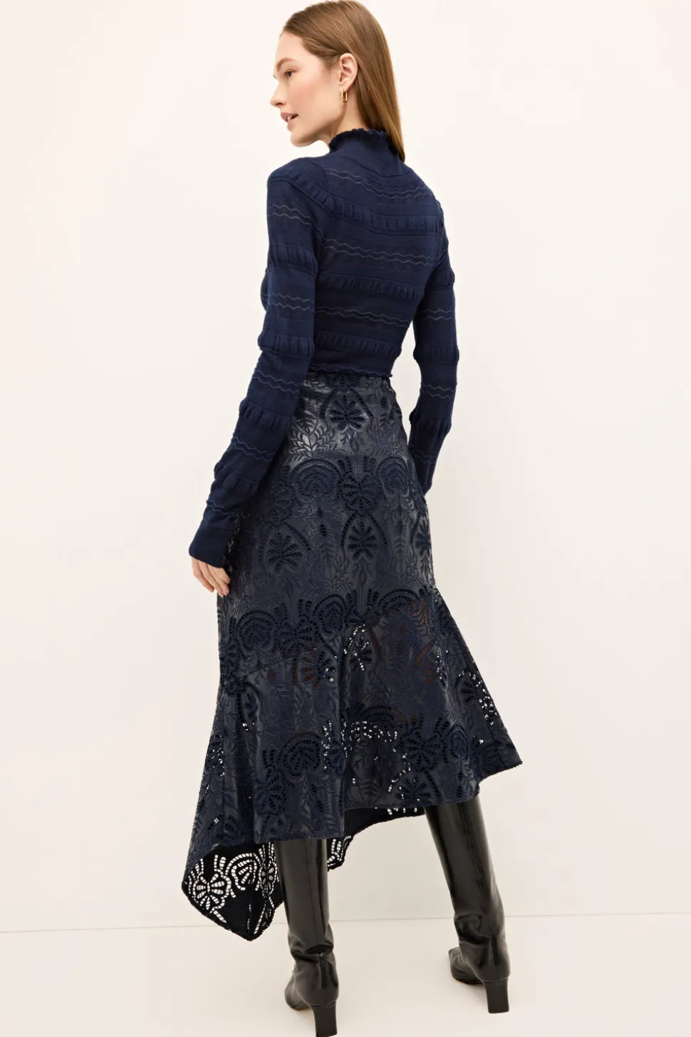 Casey Skirt in Naval