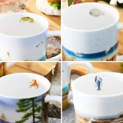Caskata X Felix Doolittle By the Sea Mugs, Set of 4
