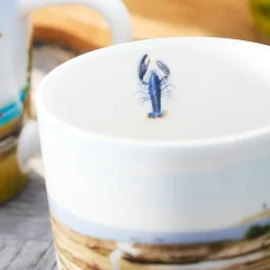 Caskata X Felix Doolittle By the Sea Mugs, Set of 4