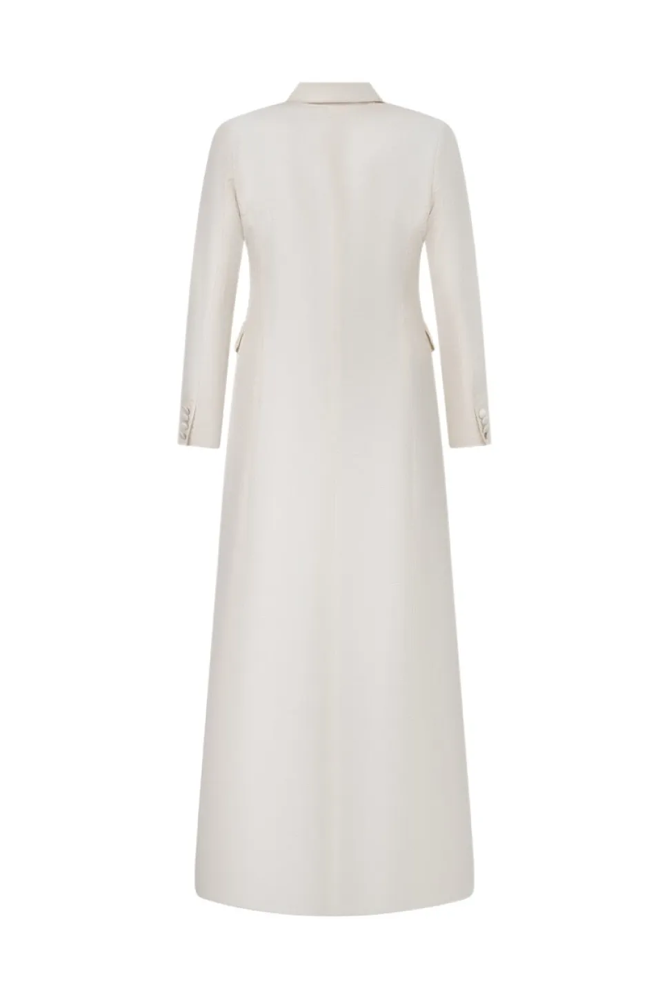 Cass Silk Bridal Tuxedo Gown