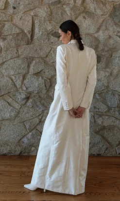 Cass Silk Bridal Tuxedo Gown