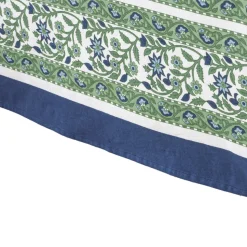 Cassis Tablecloth in Blue & Green