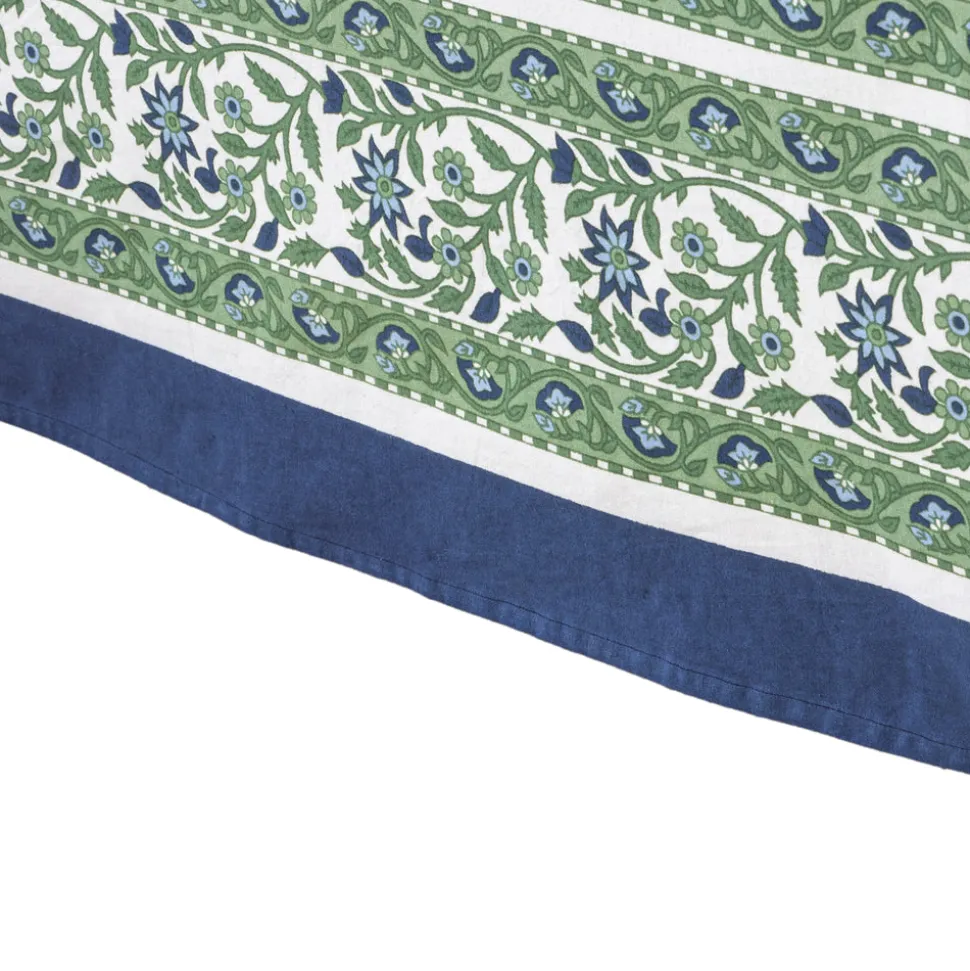 Cassis Tablecloth in Blue & Green