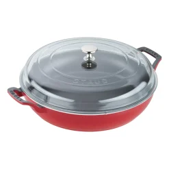 Cast Iron Braiser With Glass Lid
