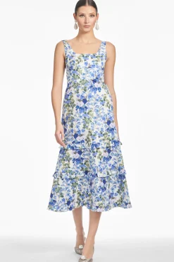 Caterina Dress in Pansy Prelude