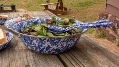 Catering Bowl in Cobalt Swirl