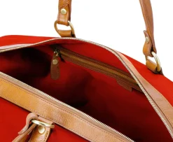 Cavalier II No. 97 in Signal Red - Vintage Tan