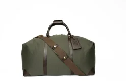 Cavalier III No. 98 Duffel Bag in Twill and Vintage Leather